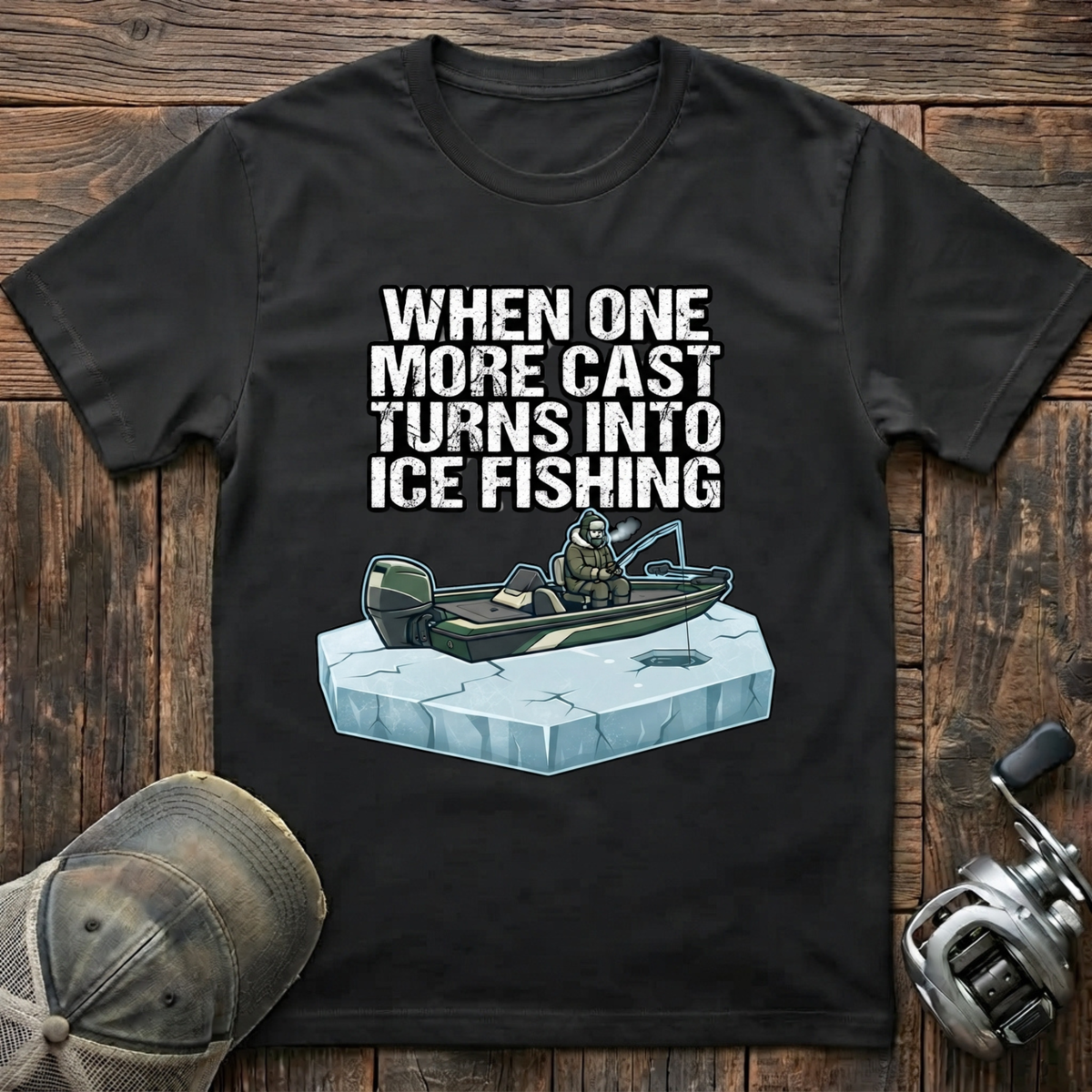 ice fishing T-Shirt