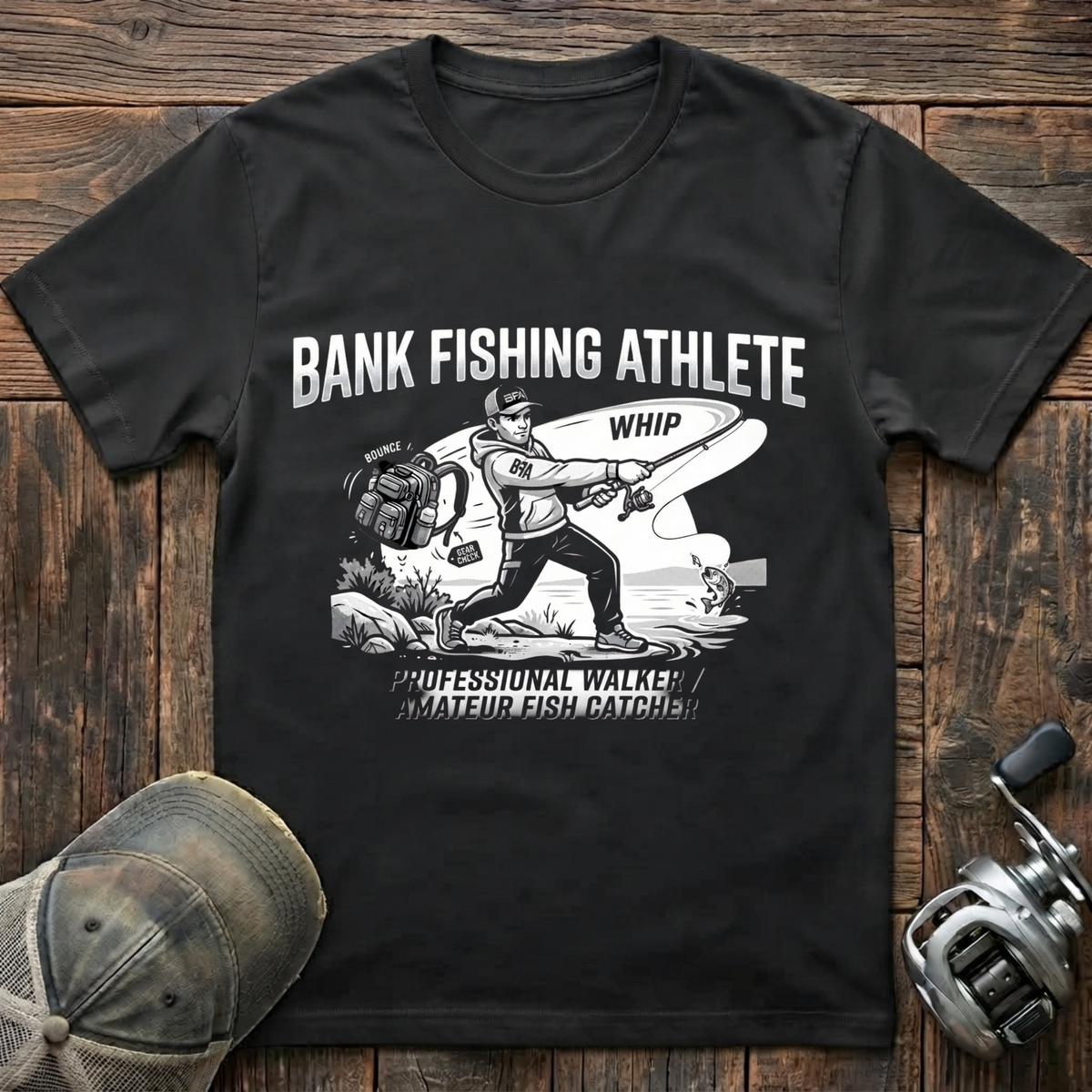 Bass fishing athlete T-Shirt