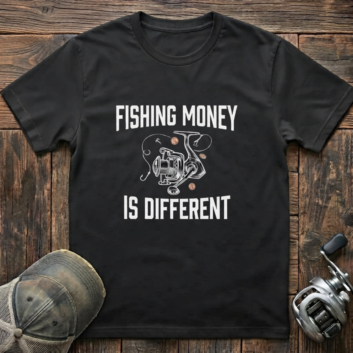 Fishing money is different T-Shirt