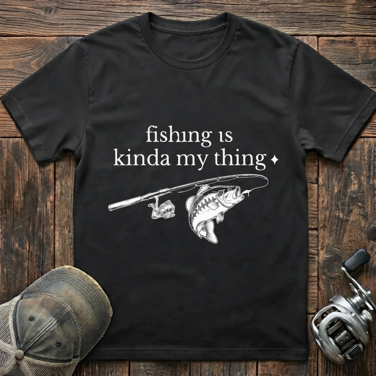 Fishing is kinda my thing  T-Shirt