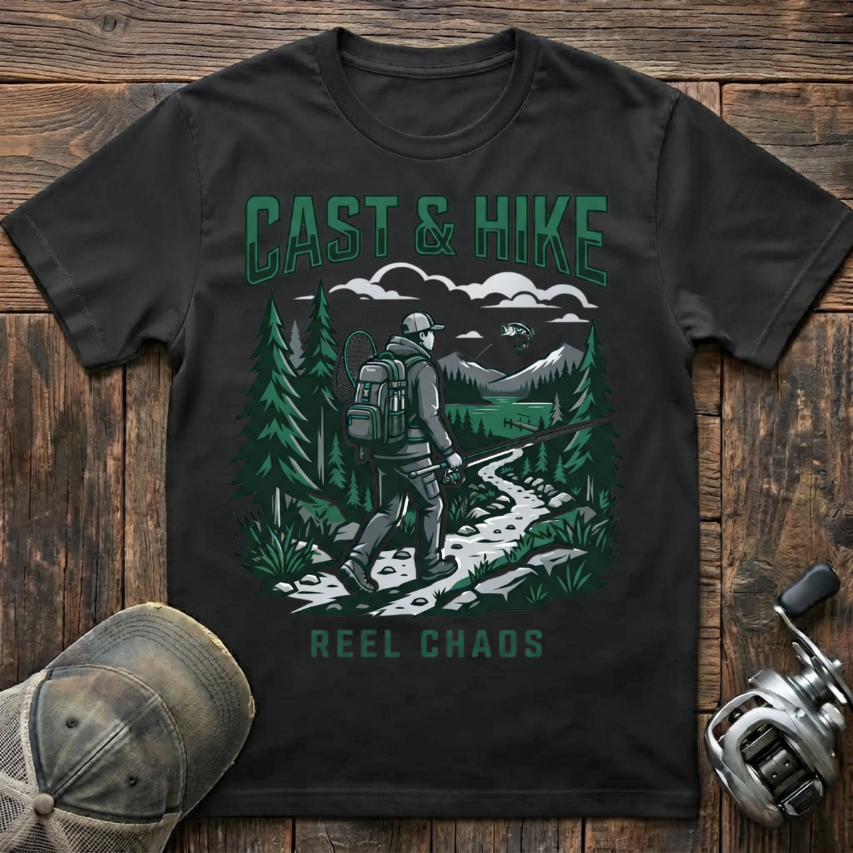 Cast and hike T-Shirt