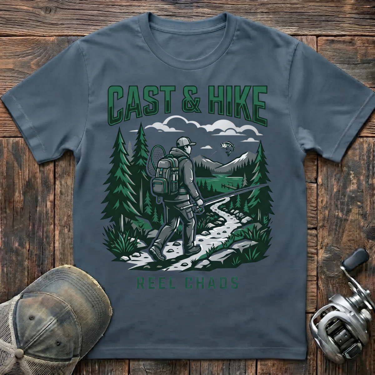 Cast and hike T-Shirt