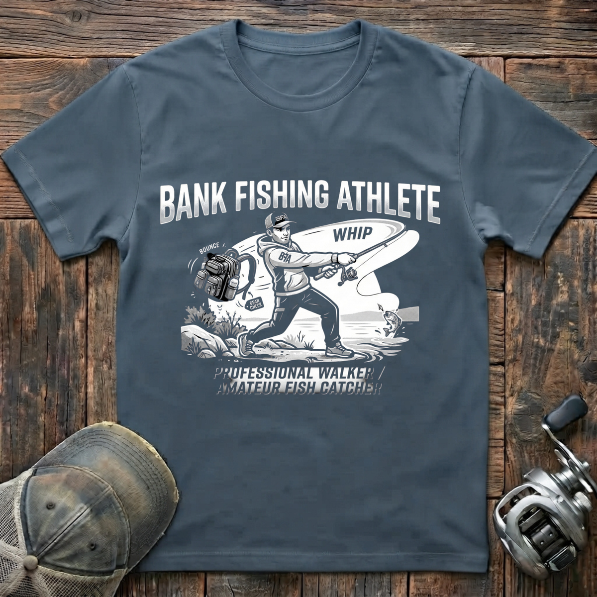 Bass fishing athlete T-Shirt