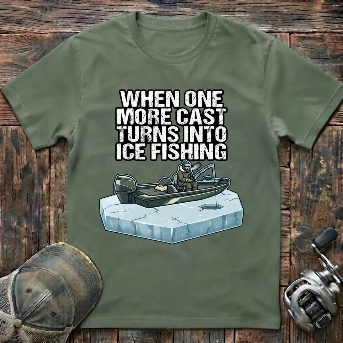 ice fishing T-Shirt