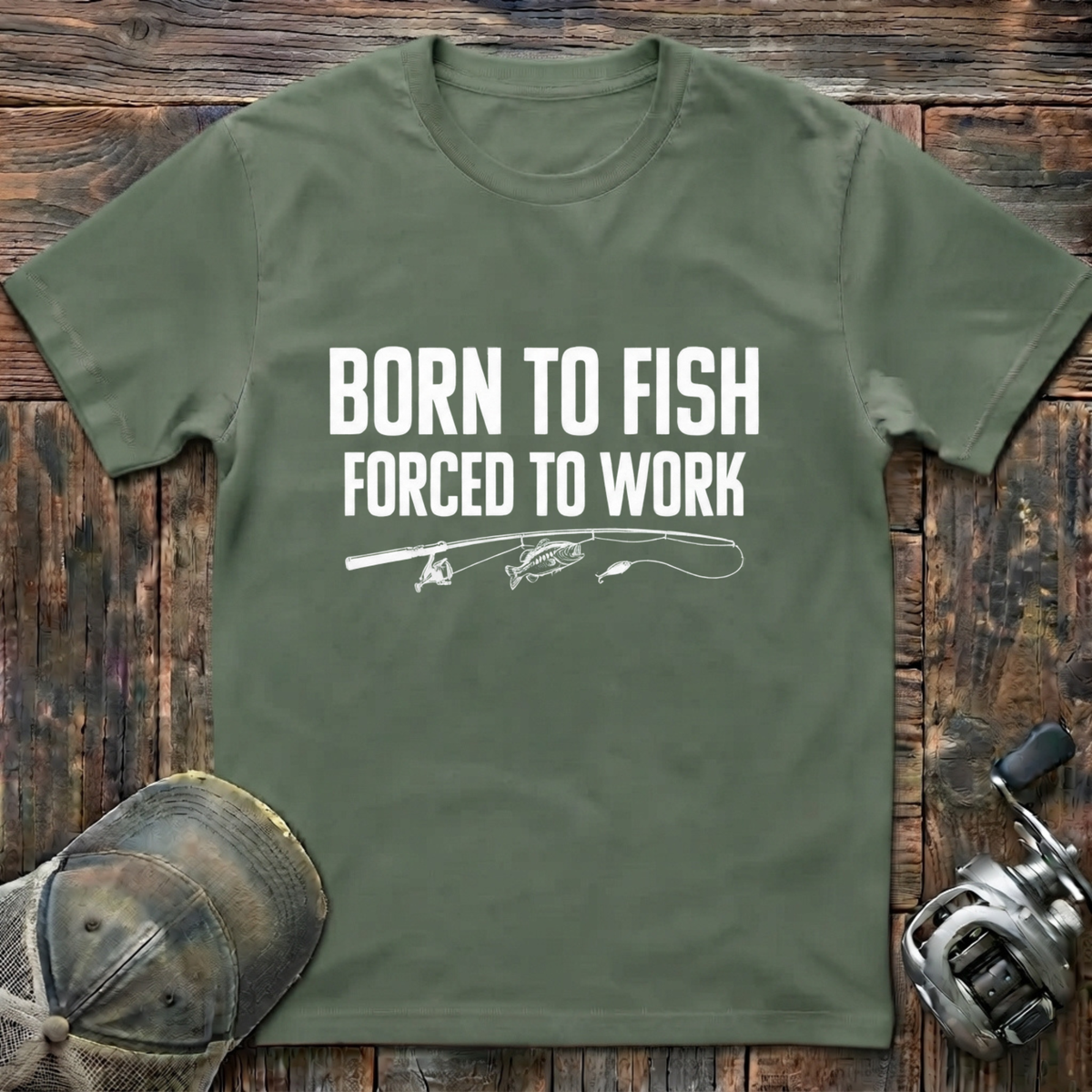 Born to fish  T-Shirt