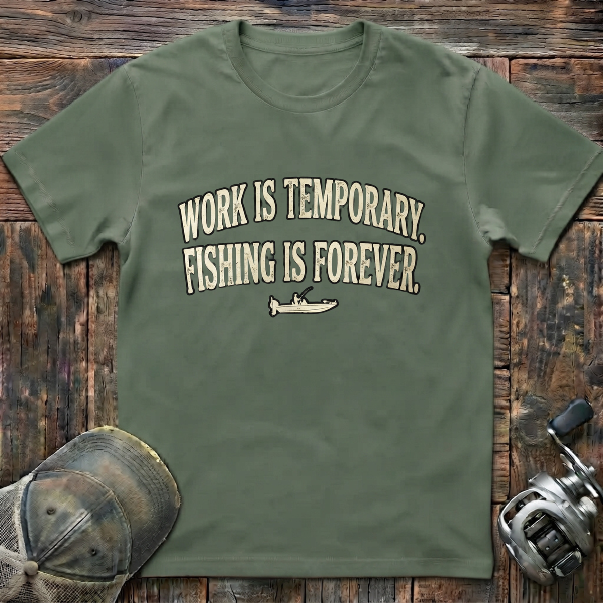 work is temporary T-Shirt
