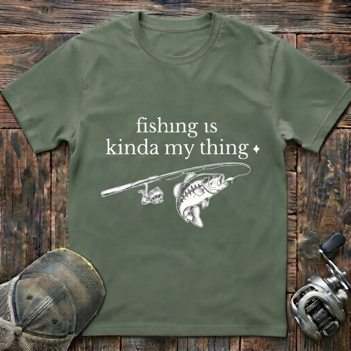 Fishing is kinda my thing  T-Shirt