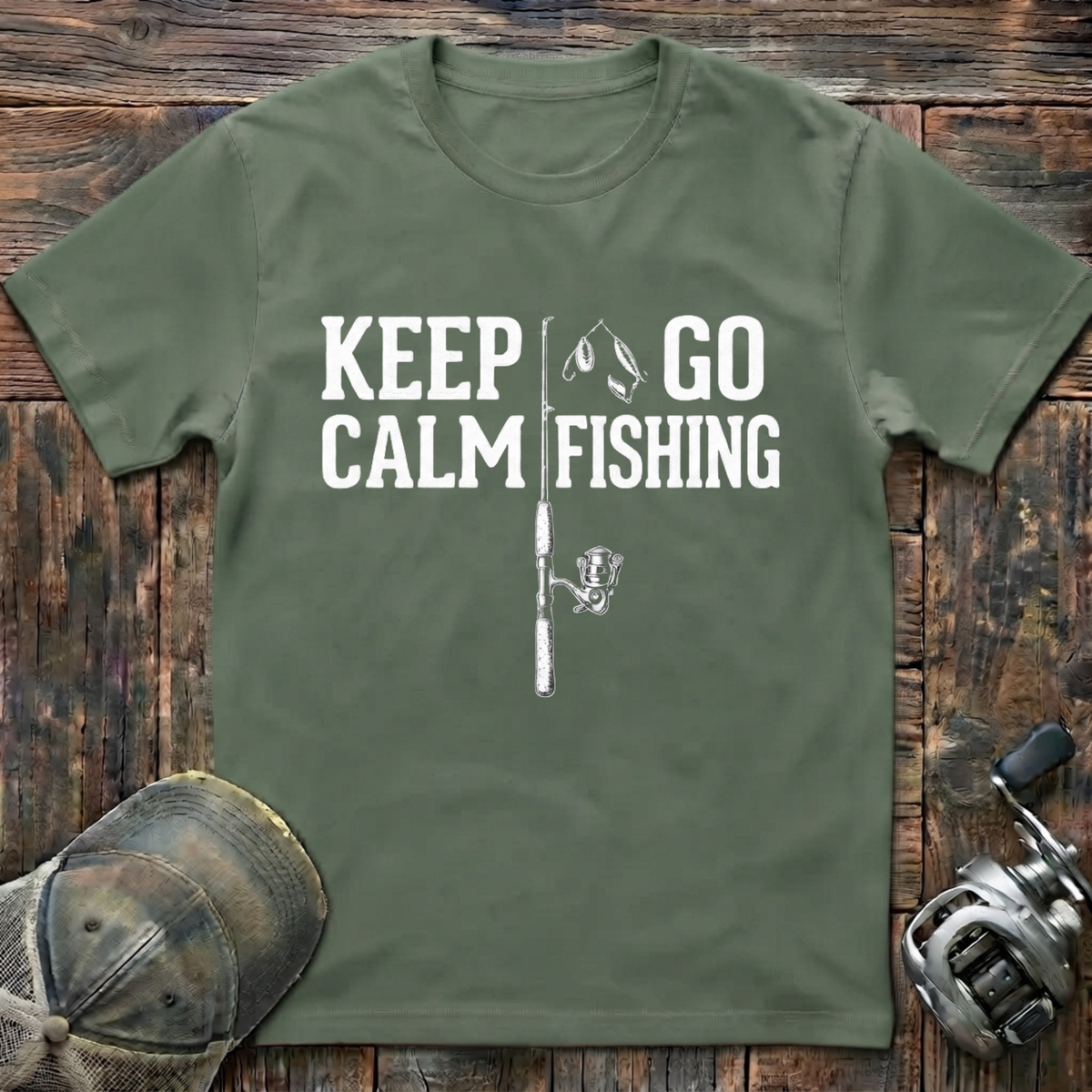 Keep calm and go fishing T-Shirt