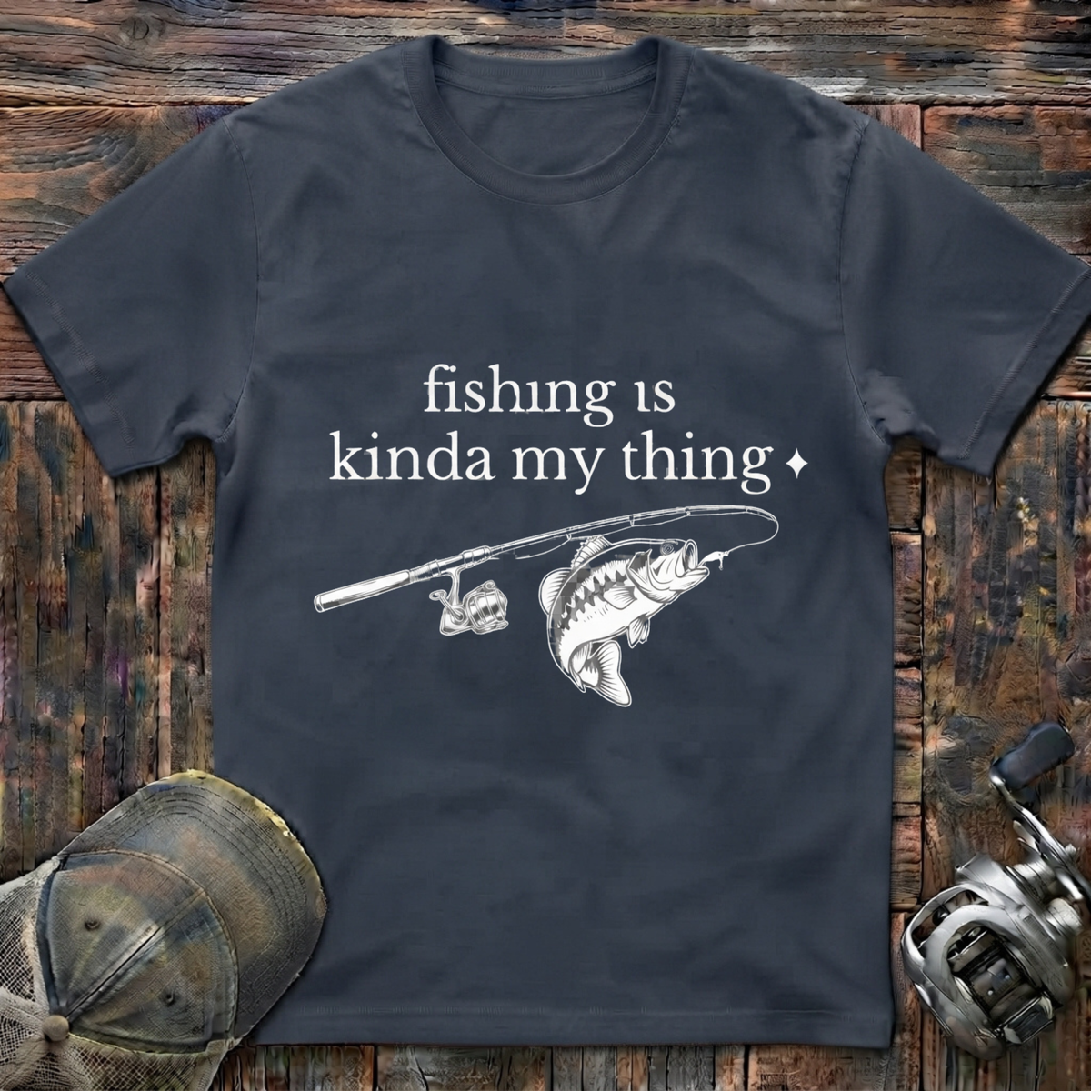 Fishing is kinda my thing  T-Shirt