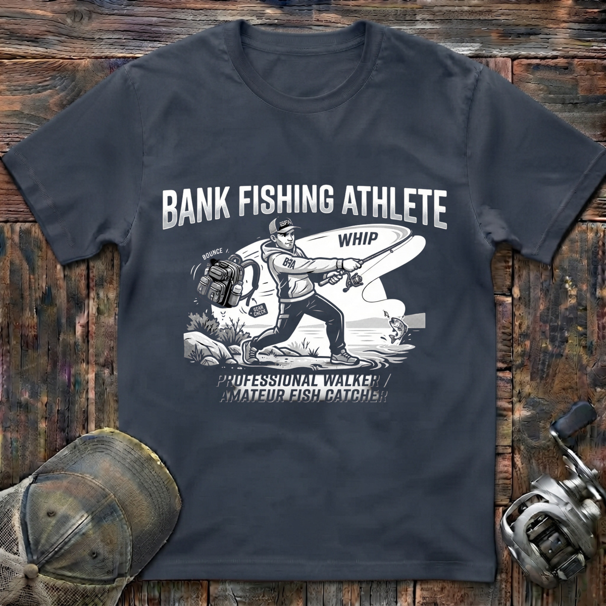 Bass fishing athlete T-Shirt
