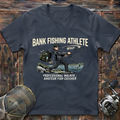 Bass fishing athlete in color T-Shirt