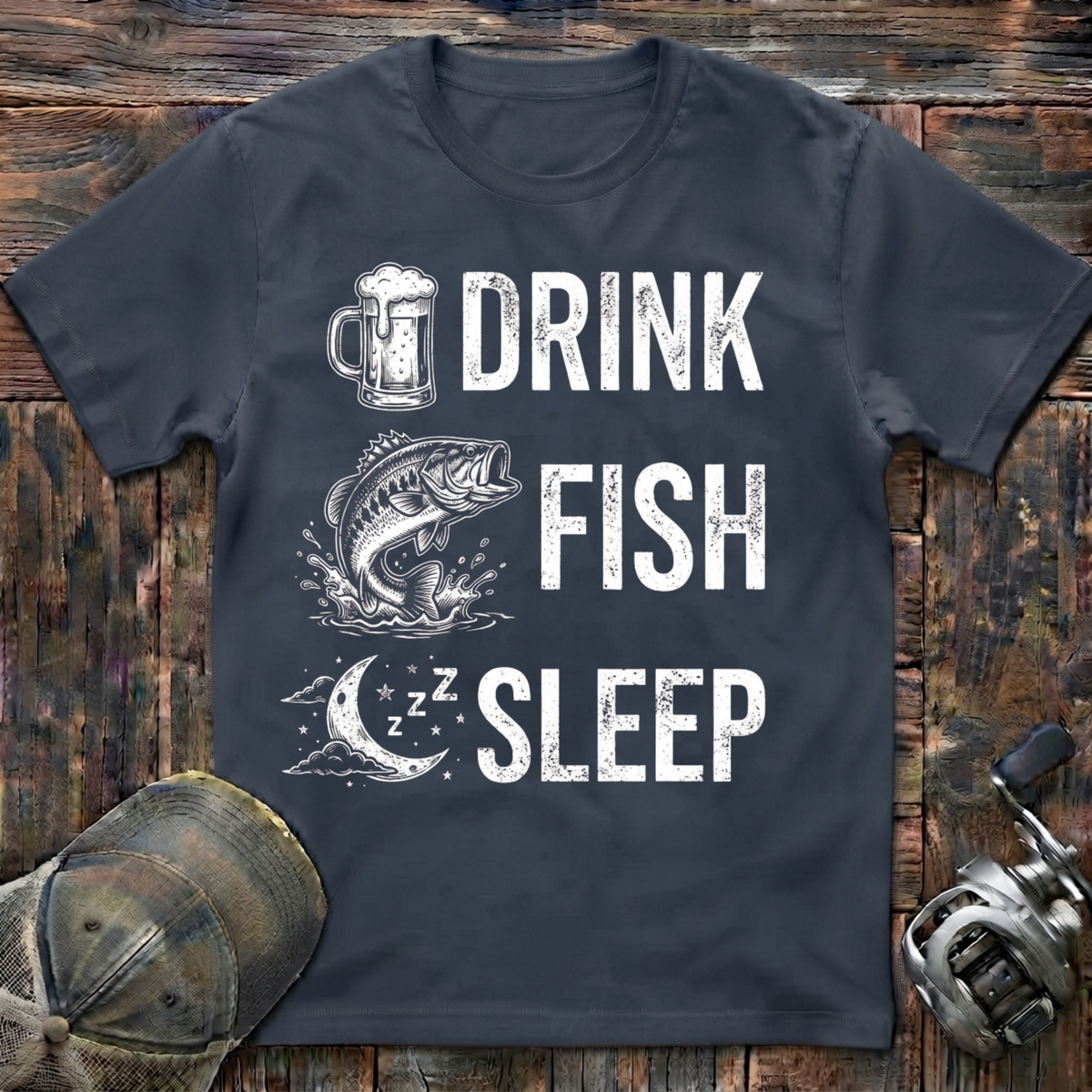 Drink fish sleep T-Shirt