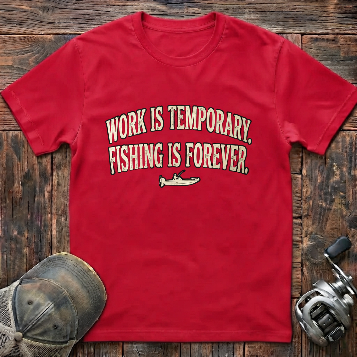 work is temporary T-Shirt