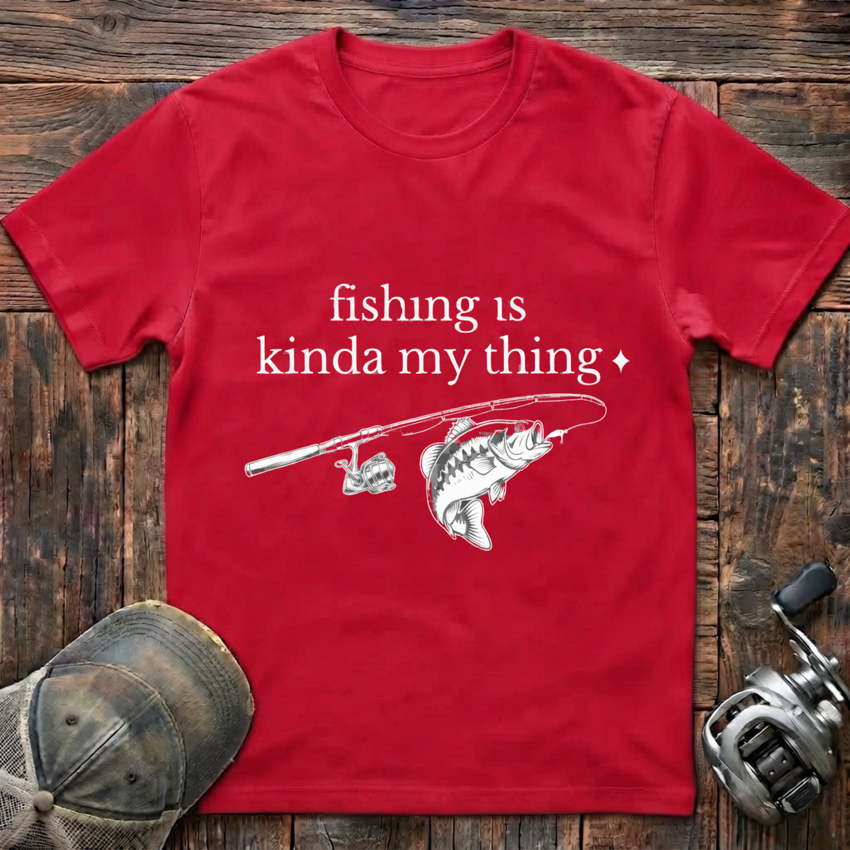 Fishing is kinda my thing  T-Shirt