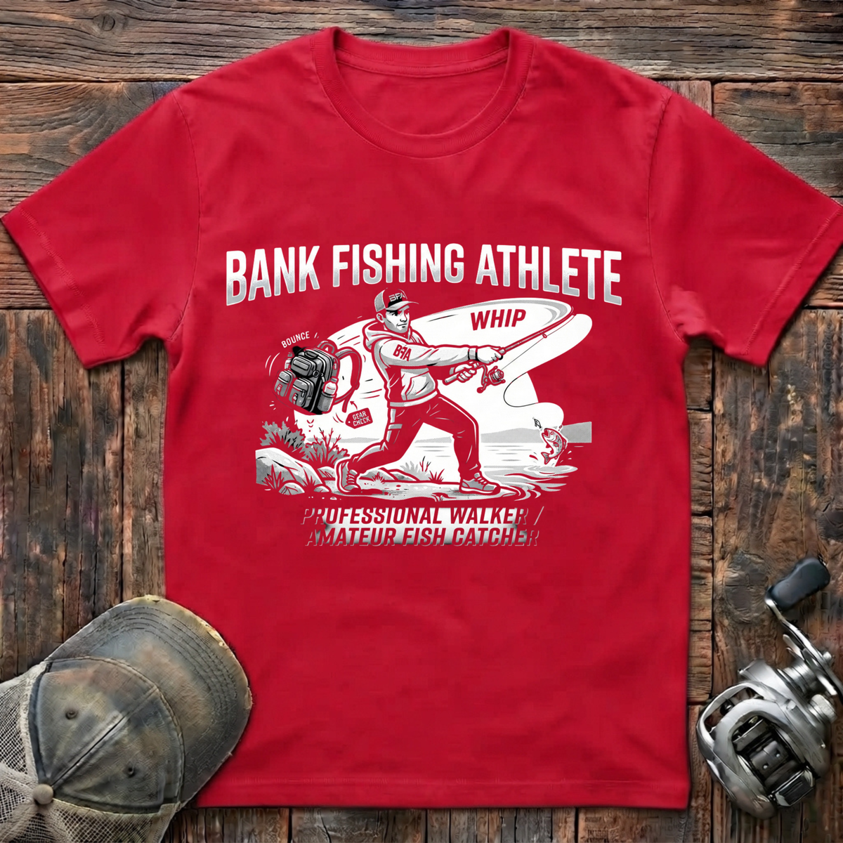 Bass fishing athlete T-Shirt