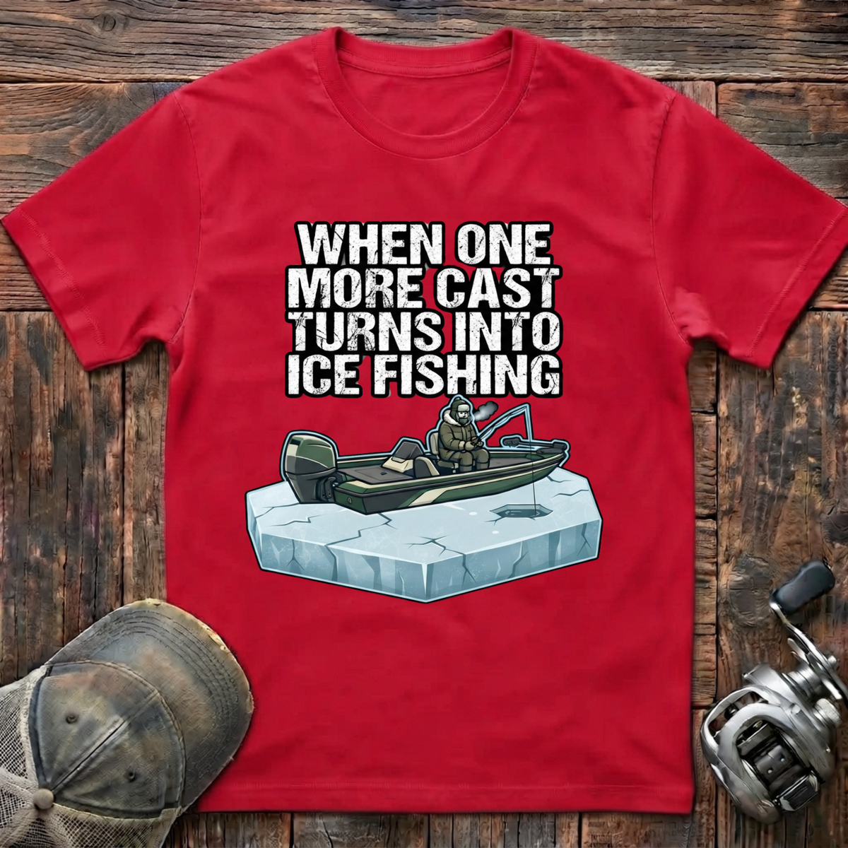 ice fishing T-Shirt