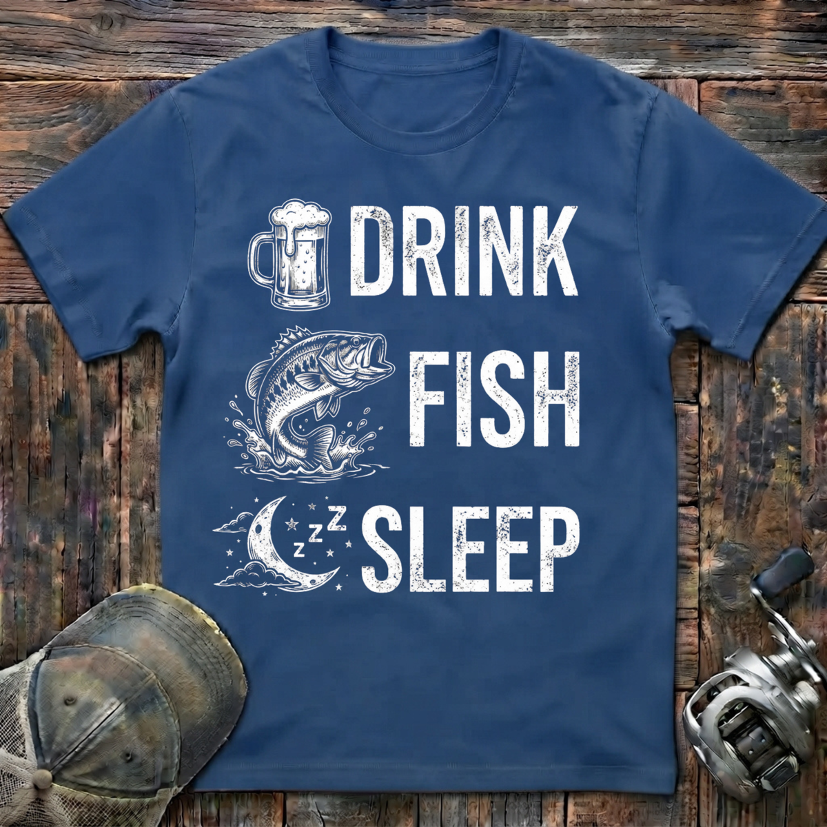 Drink fish sleep T-Shirt