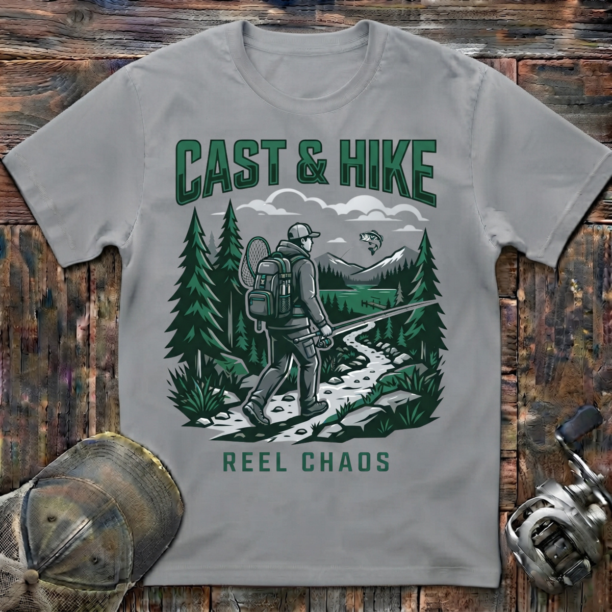 Cast and hike T-Shirt