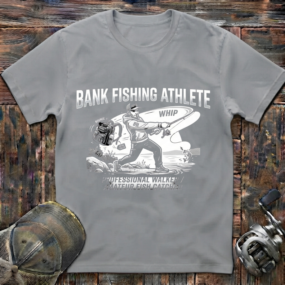 Bass fishing athlete T-Shirt