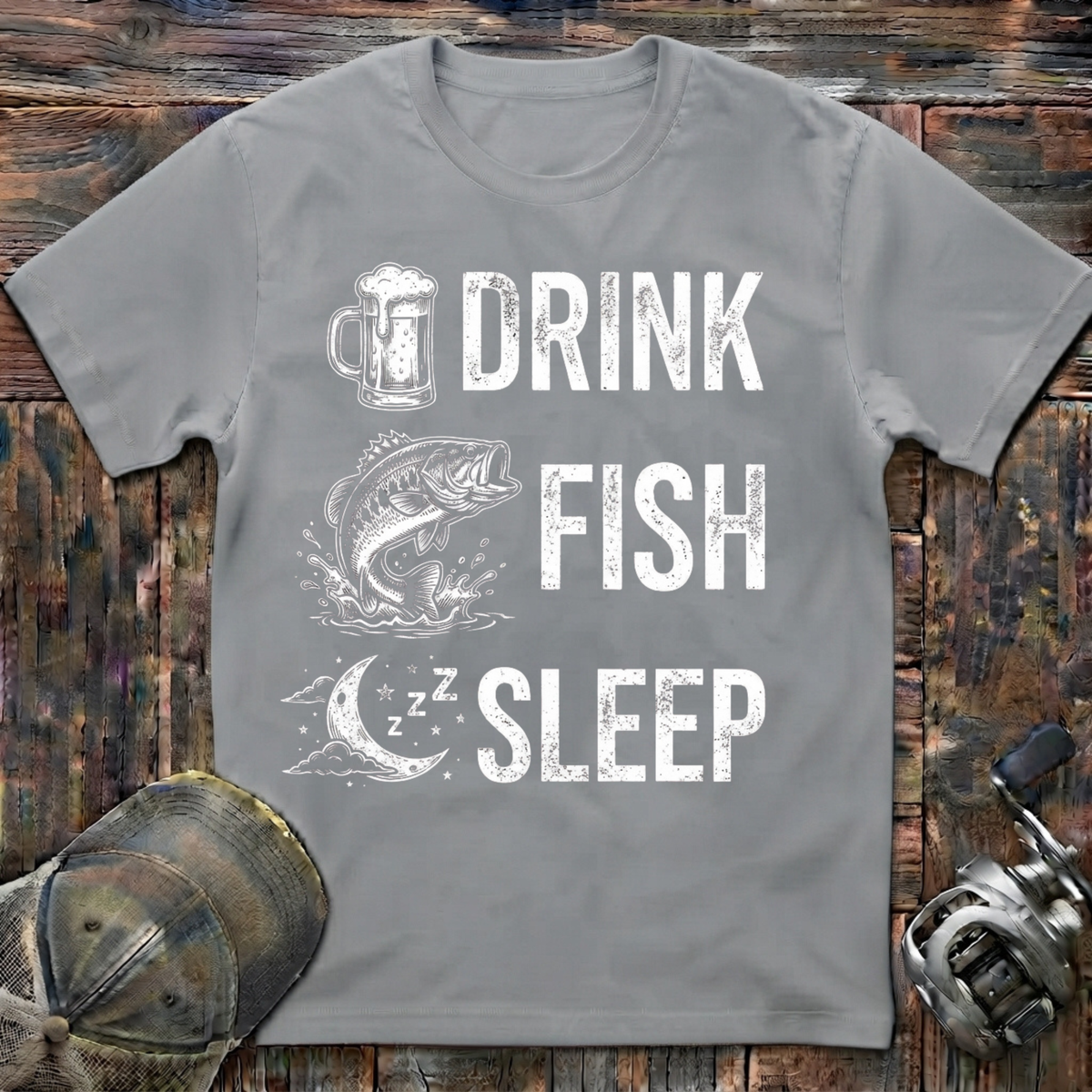 Drink fish sleep T-Shirt