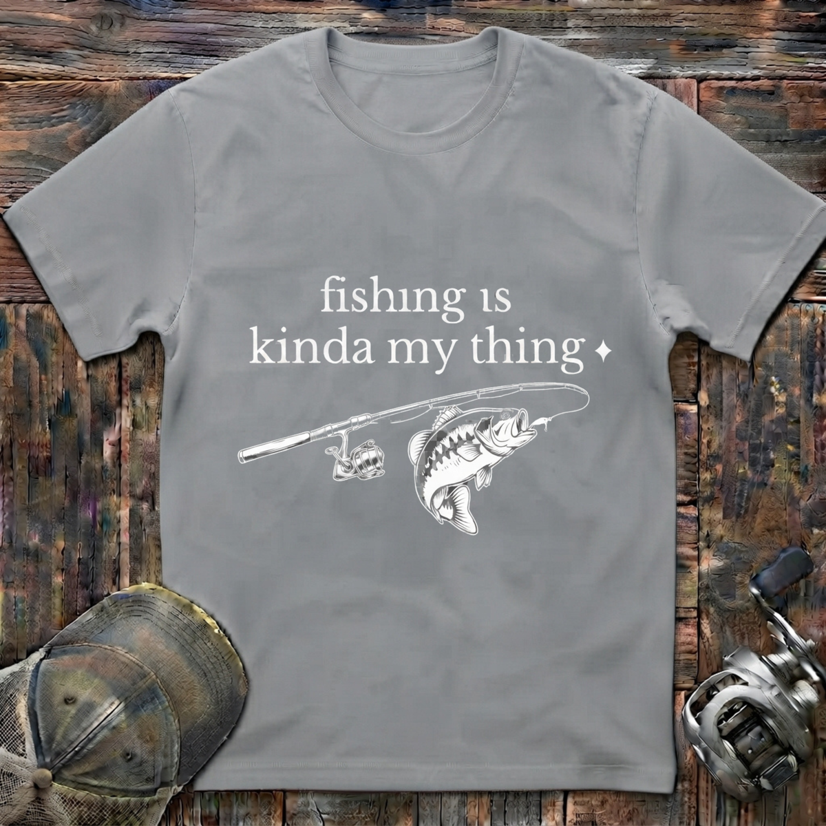 Fishing is kinda my thing  T-Shirt